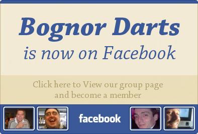Bognor Darts is now on Facebook. Click here to View our group page and become a member.